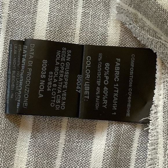 NWOT Marc Ellis Striped Blazer - Picture 9 of 9